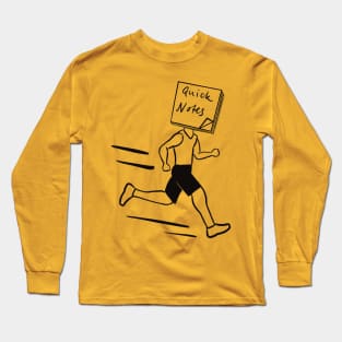 Quick notes running Long Sleeve T-Shirt